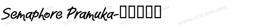 Semaphore Pramuka字体转换